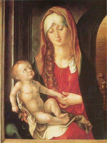 Albrecht Durer Maria mit Kind vor einem Torbogen china oil painting image